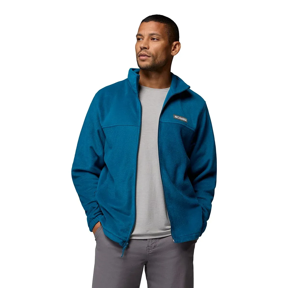 Columbia Sportswear Men's Steens Mountain Fleece Jacket in Navy, Medium