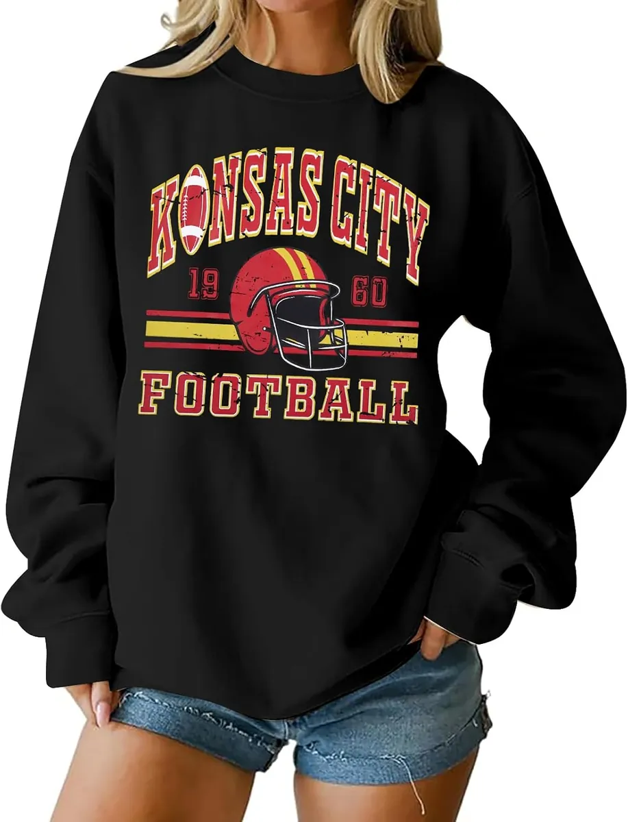 MOUSYA Kansas City Football Women’s Sweatshirt