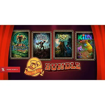 11-Item Double Fine Bundle (PCDD): Psychonauts, Brutal Legend & More