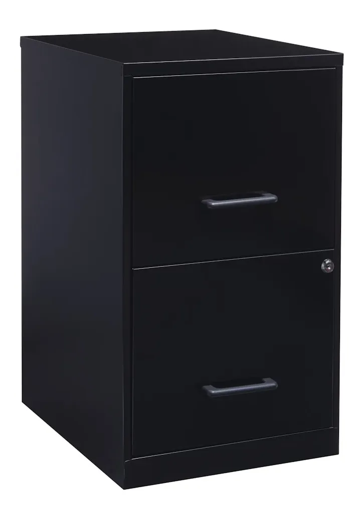 Lorell Space Solutions 18" Deep 2-Drawer Metal File Cabinet