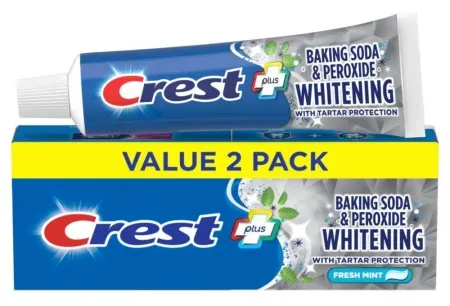 2-Pack 5.7oz Crest Baking Soda & Peroxide Whitening Toothpaste