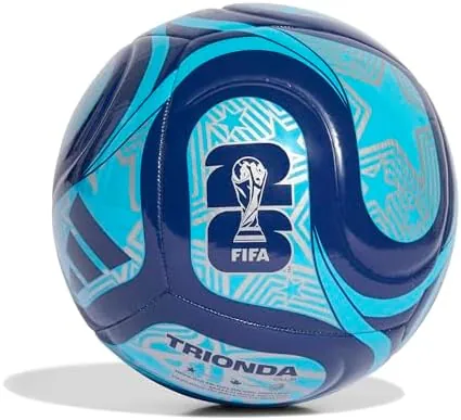 adidas FIFA World Cup 26 Trionda Soccer Ball (Size 3, Night Indigo)