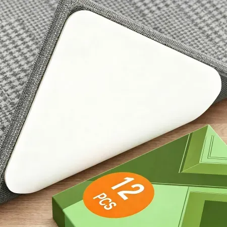 12-Count Home Techpro Double-Sided Reusable Rug Gripper Pads