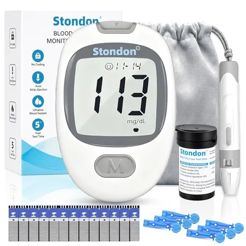 Blood Sugar Testing Kit with 50 Test Strips