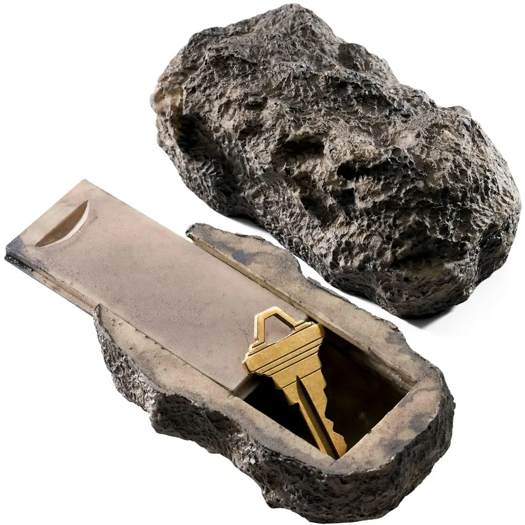 RamPro Hide-a-Key Fake Rock Key Holder