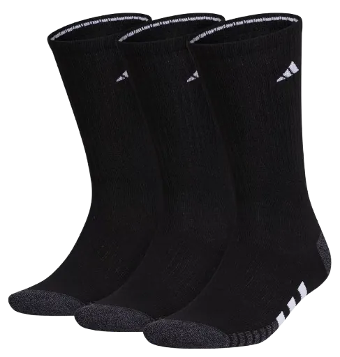 adidas Men's Cushioned Crew Socks 3-Pack