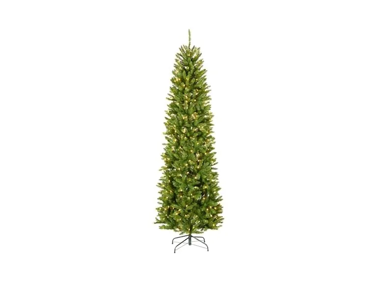 National Tree Company 7.5' Pre-Lit Kingswood Fir Slim Christmas Tree