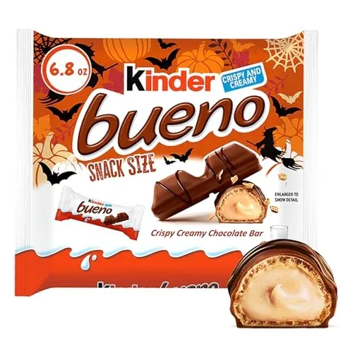 Kinder Bueno Bar Snack Size 6.8 Oz