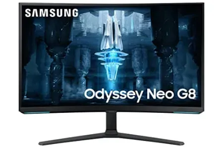 SAMSUNG Odyssey Neo G8 32" 4K UHD 240Hz 1ms G-Sync Curved Gaming Monitor (Like New)