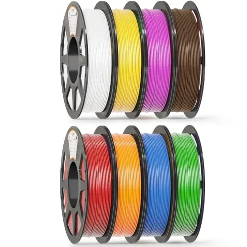 YOOPAI PLA 3D Printer Filament 1.75mm 250g 8 Rolls