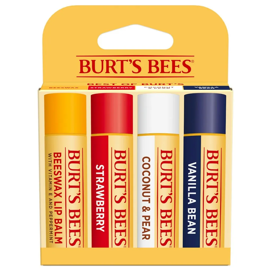 Burt's Bees Lip Balm Classic Flavor 4-Pack