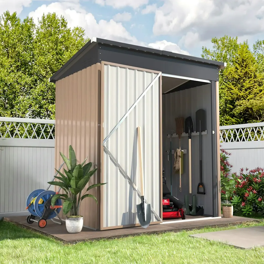 Yodolla 5x3-Foot Outdoor Metal Storage Shed