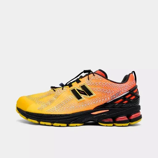 New Balance Men's 1906F Casual Shoe (Punch Yellow/Tangerine Heat/Black)