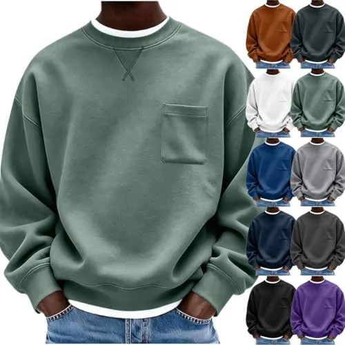 Mens Crewneck Oversized Sweatshirts