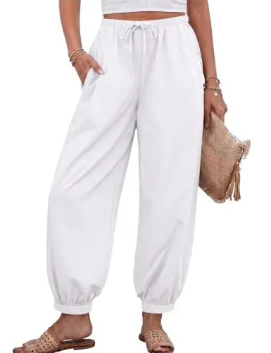 Marvmys Cotton Wide Leg Baggy Pants