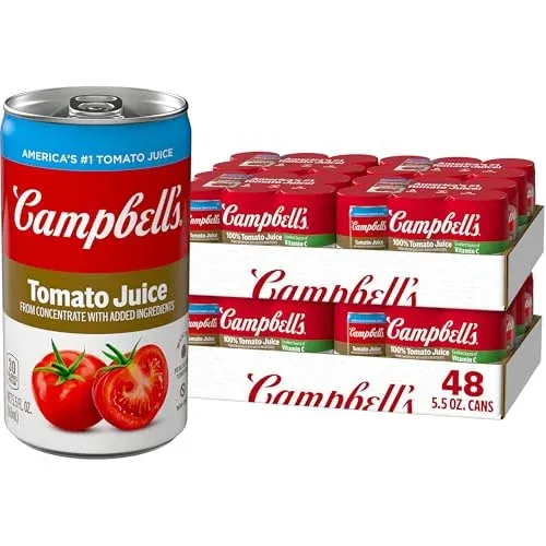Campbell's 100% Tomato Juice 48-Pack 5.5-Oz
