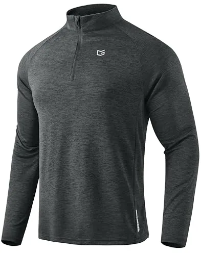 G Gradual Men's Long-Sleeve Quarter-Zip Running Shirt