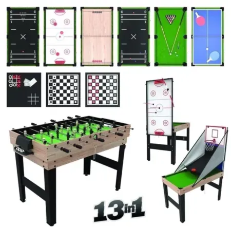 Tzumi RealPlay 13-in-1 Multi Game Table