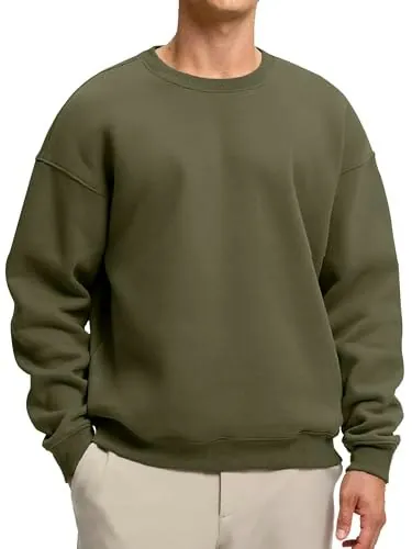 Soothfeel Men's Fleece Crewneck Sweatshirt