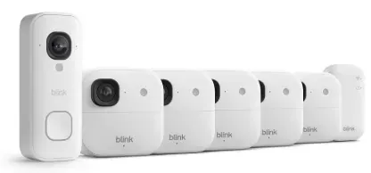 Blink Wired Video Doorbell 2K+ and Outdoor 2K+ 5-Camera System