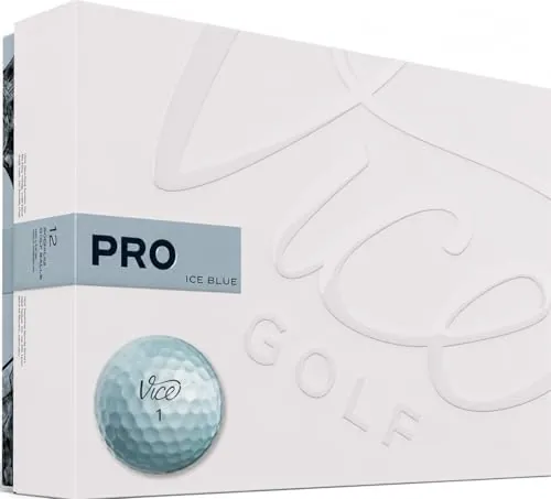 Vice Pro Golf Balls 12-Pack, Ice Blue