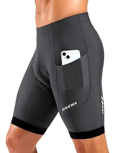 Bikewa Men's 7" 4D Padded Cycling Shorts