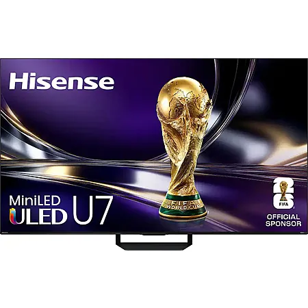Hisense U7 4K 165Hz MiniLED QLED TV (2026): 85" $1400 or less, 65"