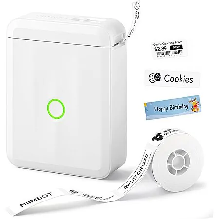 NIIMBOT D110 Bluetooth Label Printer Machine (White)