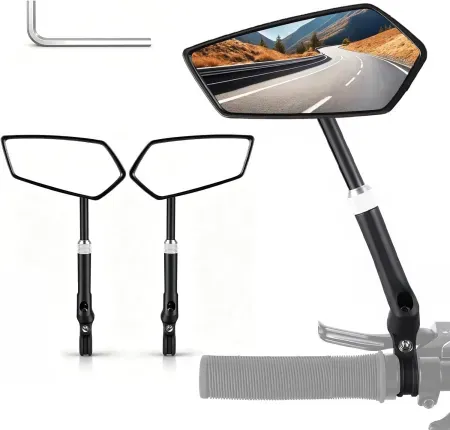 2-Pack YUUISD 360° Adjustable Bike Handlebar Mirror