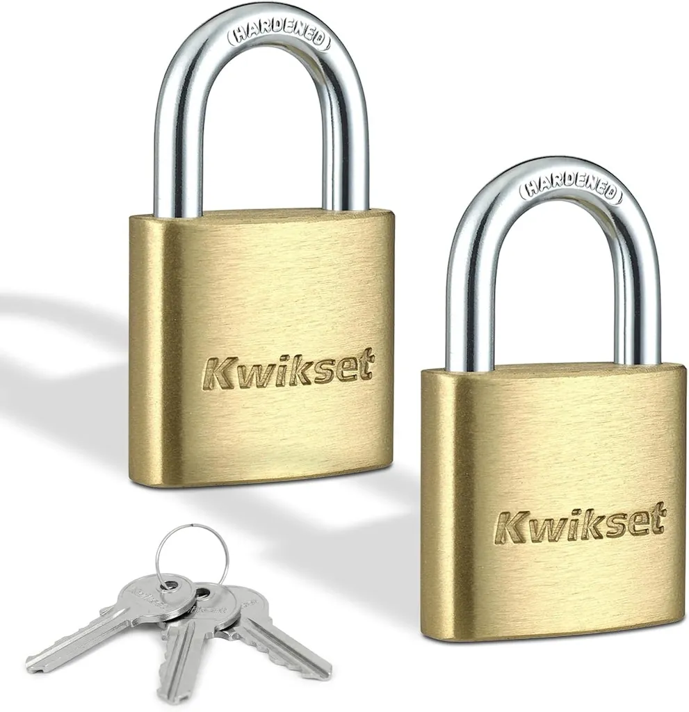 Kwikset Brass Padlock 2-Pack