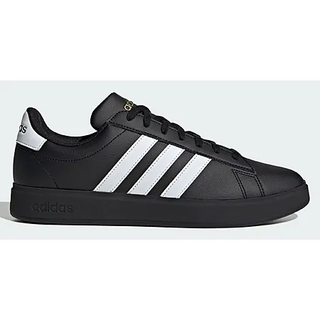 adidas Men's Grand Court 2.0 Shoes (Core Black/Cloud White, Sizes 10-13)