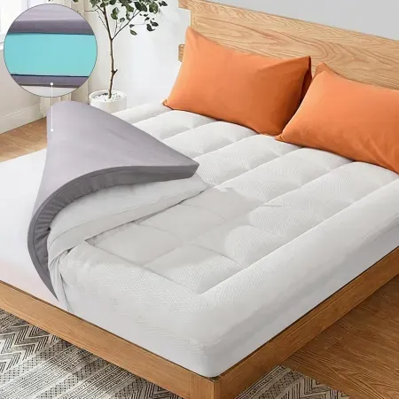 3" NEXHOME PRO Dual-Layer Cooling Gel Memory Foam Mattress Topper