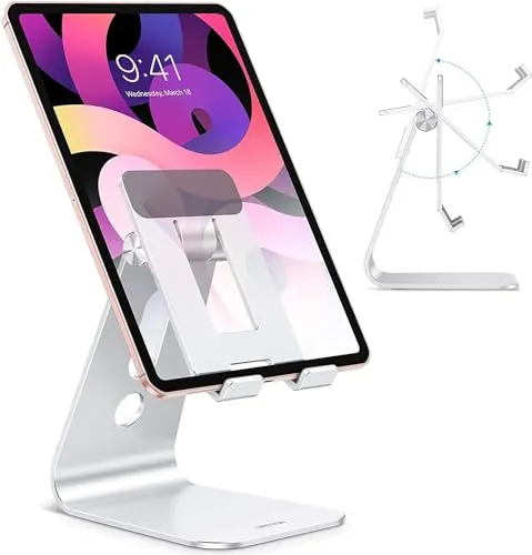OMOTON T2 Adjustable Aluminum Tablet Stand for 4.7-12.9" Devices