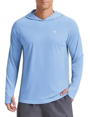 Pinspark UPF 50+ UV Protection Long Sleeve Men's Hoodie