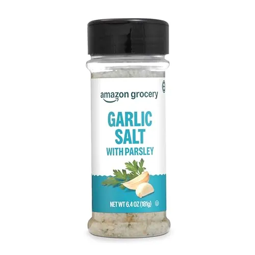 Amazon Grocery Garlic Salt with Parsley 6.4 Oz