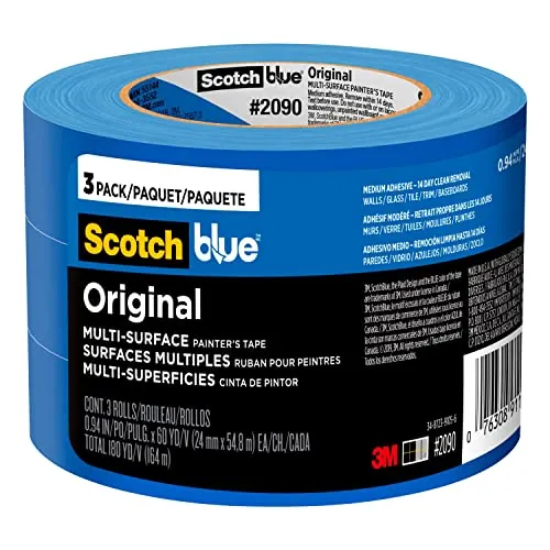 3-Pack 0.94" x 60-Yds ScotchBlue Original Multi-Surface Painters Tape
