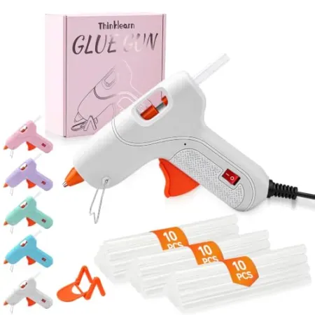 ThinkLearn Mini Hot Glue Gun with 30 Glue Sticks