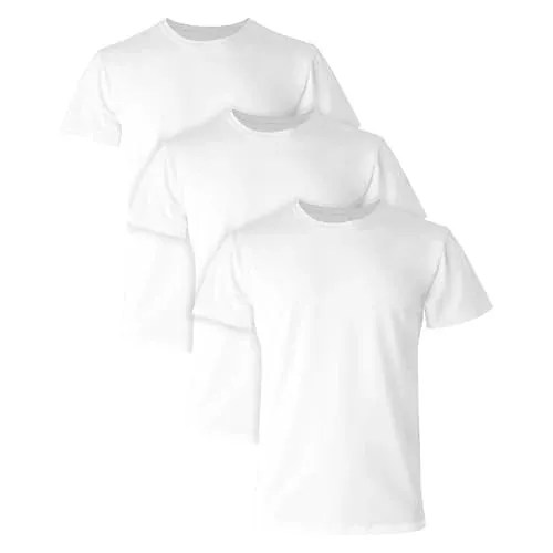 Hanes Men's Ultimate Comfort Fit Cotton Stretch Crewneck Undershirts Multipack
