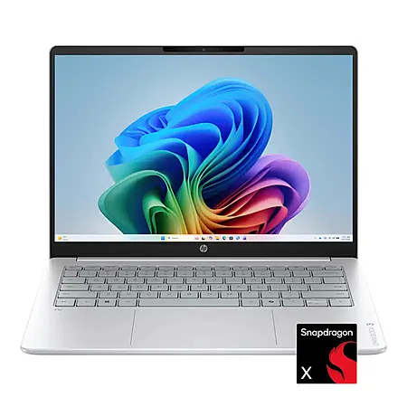 HP OmniBook 3 Laptop: Snapdragon X1-26-100, 14" Touch, 16GB RAM, 512GB SSD