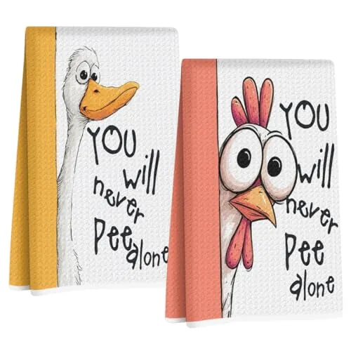 Funny Hand Towels 2-Pack