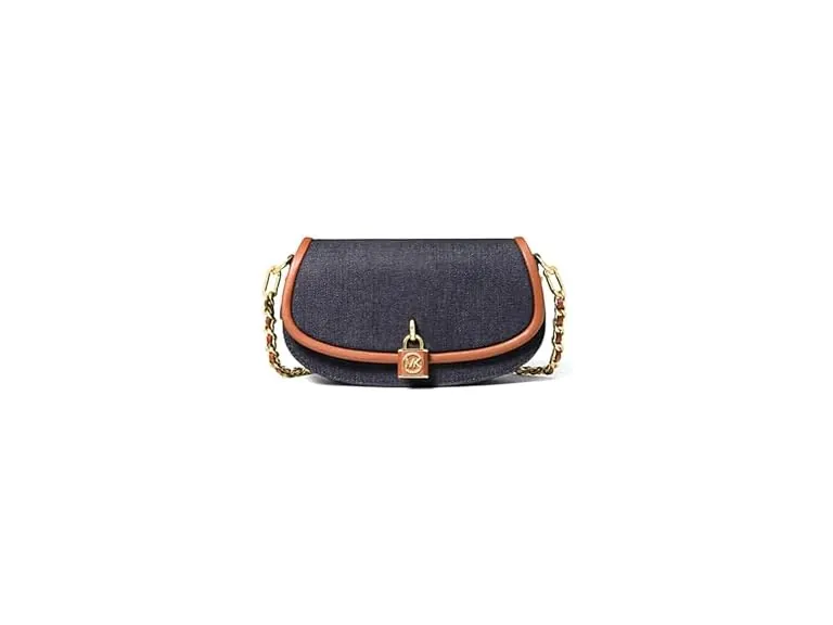Michael Kors Mila Small East/West Chain Sling Messenger