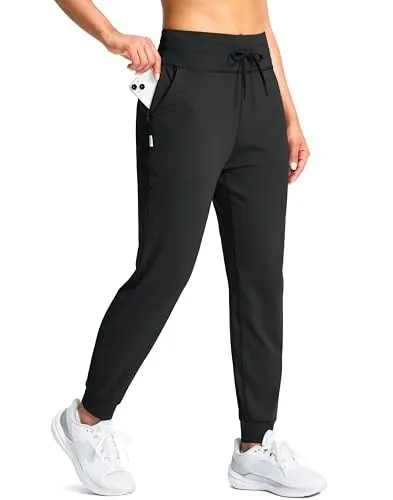 Santiny Women's High-Waisted Stretch Jogger Sweatpants