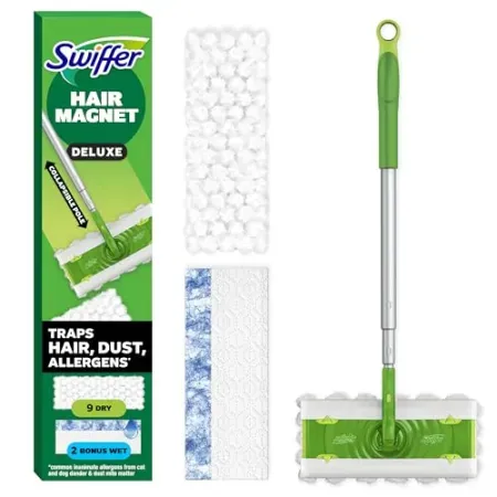 Swiffer Hair Magnet Deluxe Starter Kit w/ Collapsible Pole