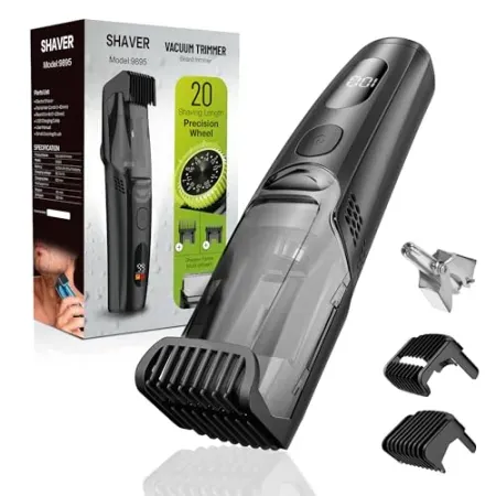 kurtmark Rechargeable Electric Vacuum Men's Beard Trimmer