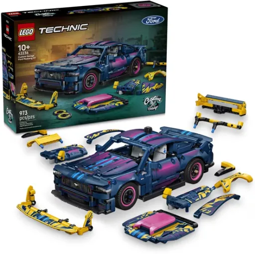 LEGO Technic Custom Garage Ford Mustang GT Set# 42236