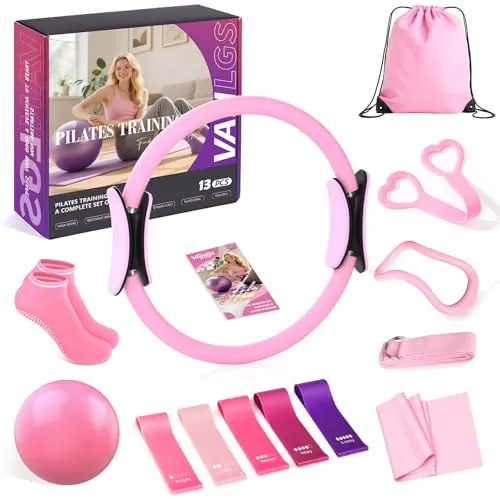 Pilates Kit 13-Piece with 13" Ring and 10" Ball