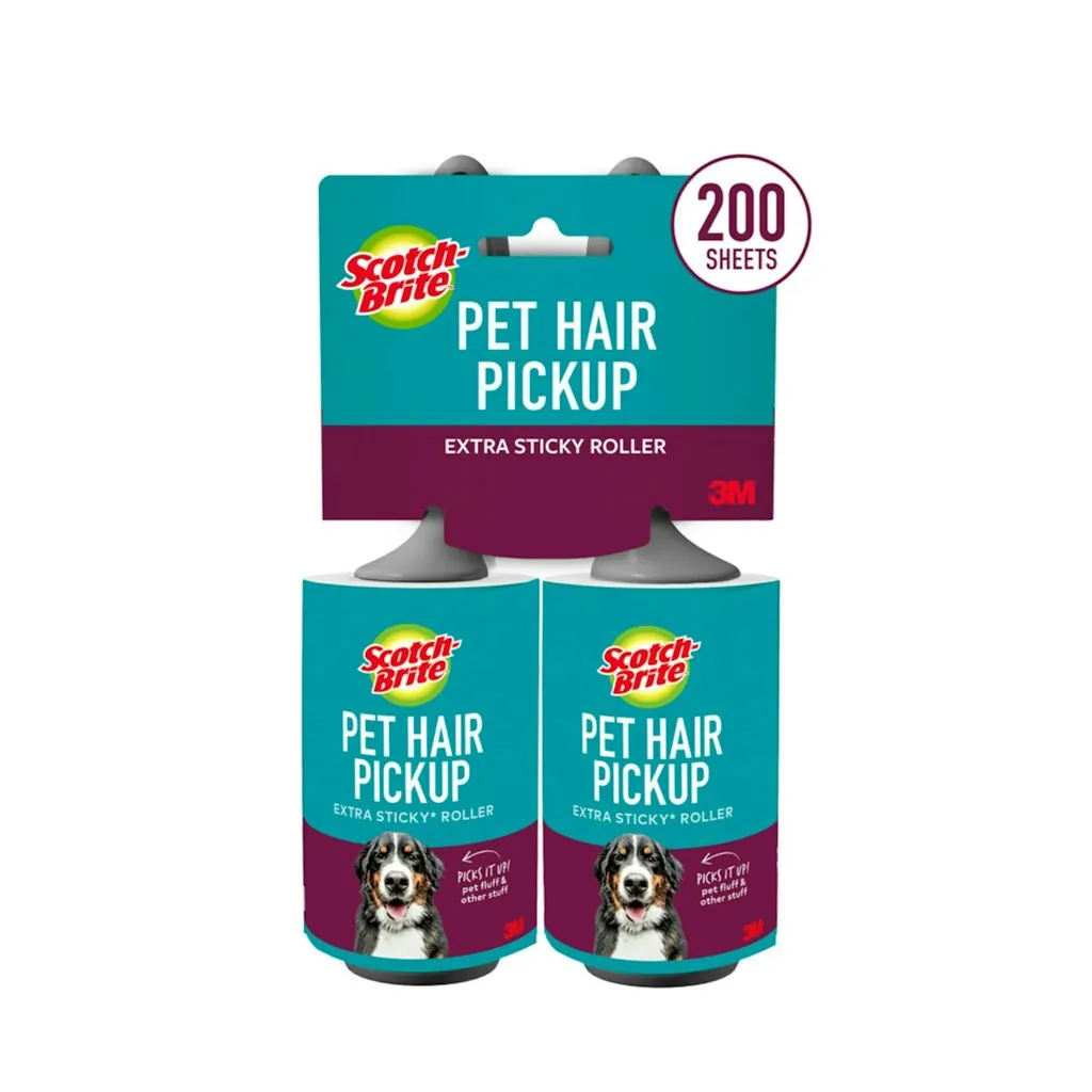 Scotch-Brite Pet Hair Extra Sticky Lint Roller 2-Pack