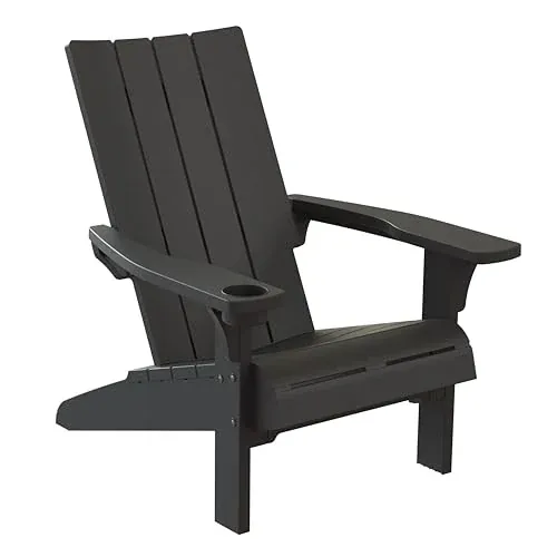 Keter Modern Adirondack Chair Weather-Resistant Resin