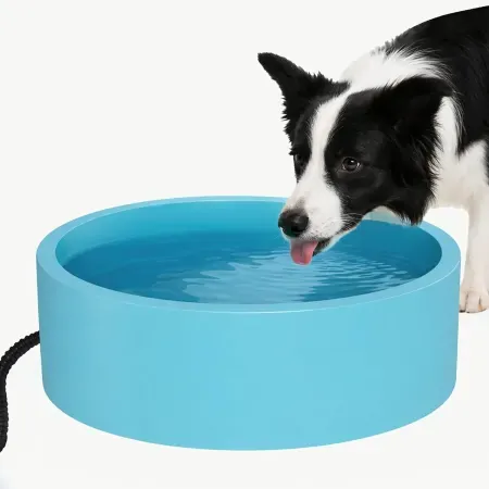 AWLYLNLL Large Outdoor Winter Pet's Heated Water Bowl
