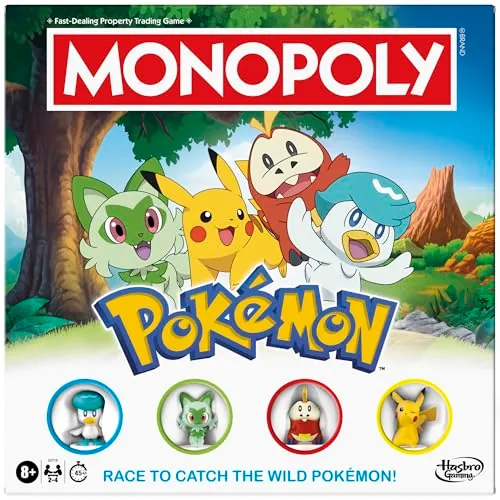 Monopoly Pokemon Edition Family Board Game